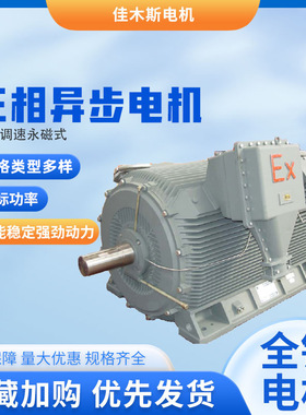 佳木斯电机马达T(B)YCPX系高效隔爆高压电机变频调速永磁同步电机