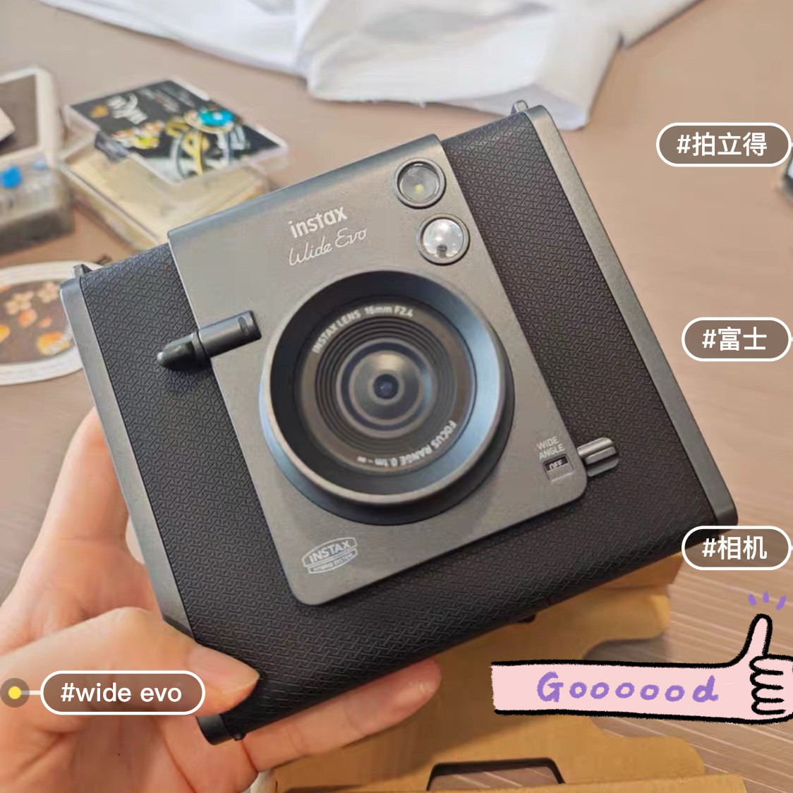 富士instaxWIDEevo拍立得相机
