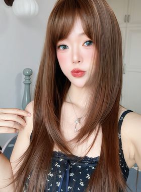 星屿洋光精修高层次氛围感慵懒风日韩风自然街拍神器松驰感假发