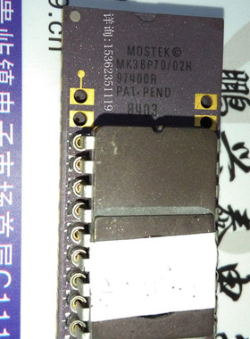 MK38P70/02H . 97400R 镀金40脚 微处理器/控制器 老CPU收藏/保用