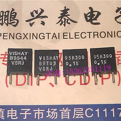 VISHAY VSRJ 电阻 95R300 金属箔电阻 0.1% 检流电阻 2脚电阻 95R