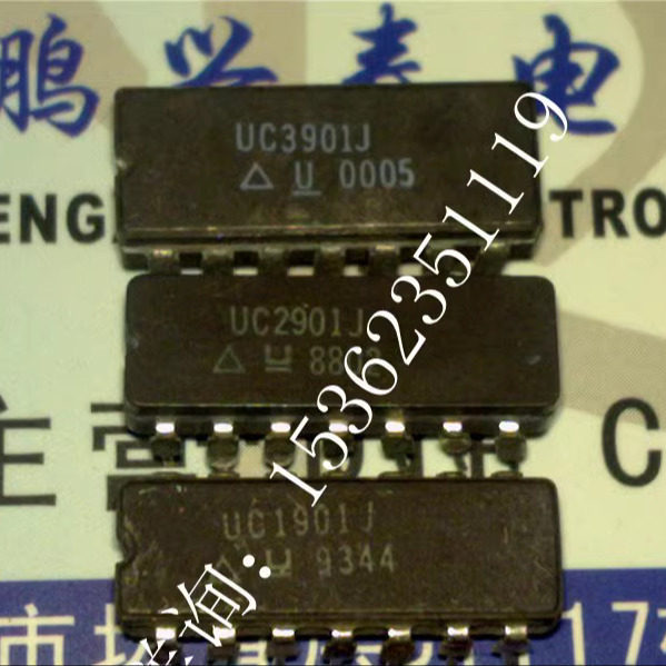 UC1901J  UC2901J  UC3901J  反馈发电机双极双酯 进口14插脚陶瓷