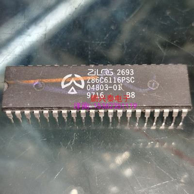 Z86C6116PSC  电子元件IC集成块 ZILOG 塑料封进口PDIP40针直插脚