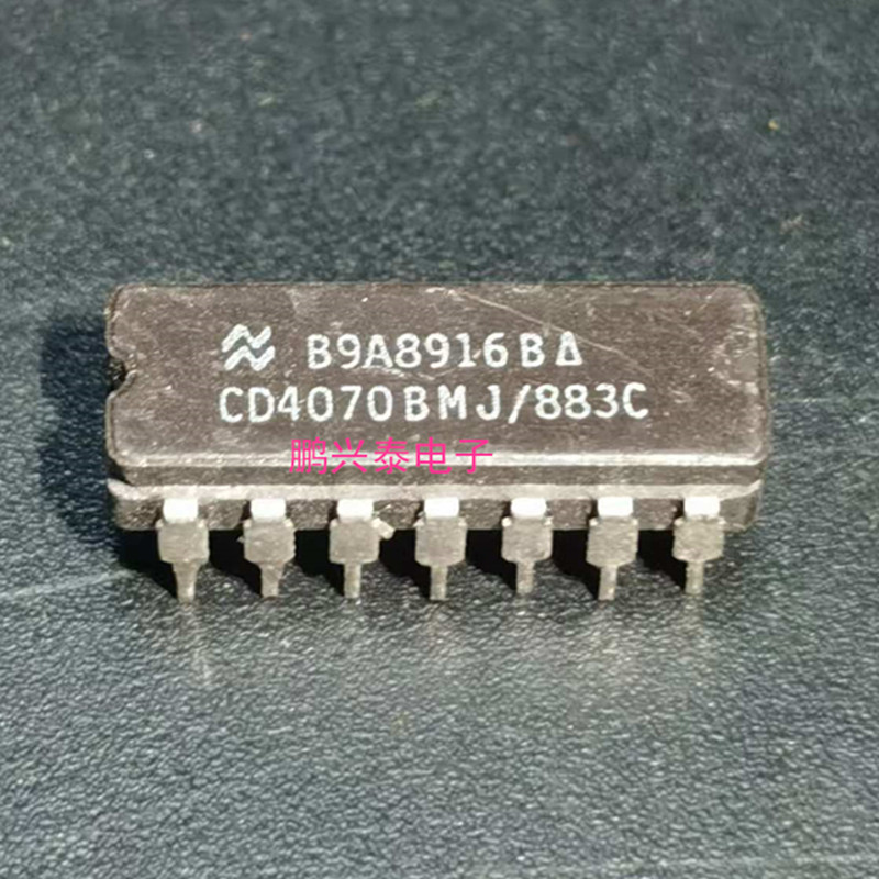 CD4070BF  CD4070BMJ/883C  MC14070BCL  陶瓷封进口双列14直插脚