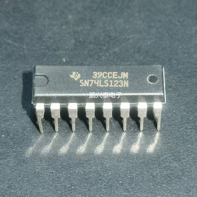 SN74LS123N  电子元件集成块IC 进口双列16直插脚DIP塑料封装