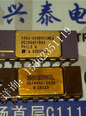 DG189BK  DG189AP/883  DG189AK/883B SPDT模拟开关 进口镀金陶瓷