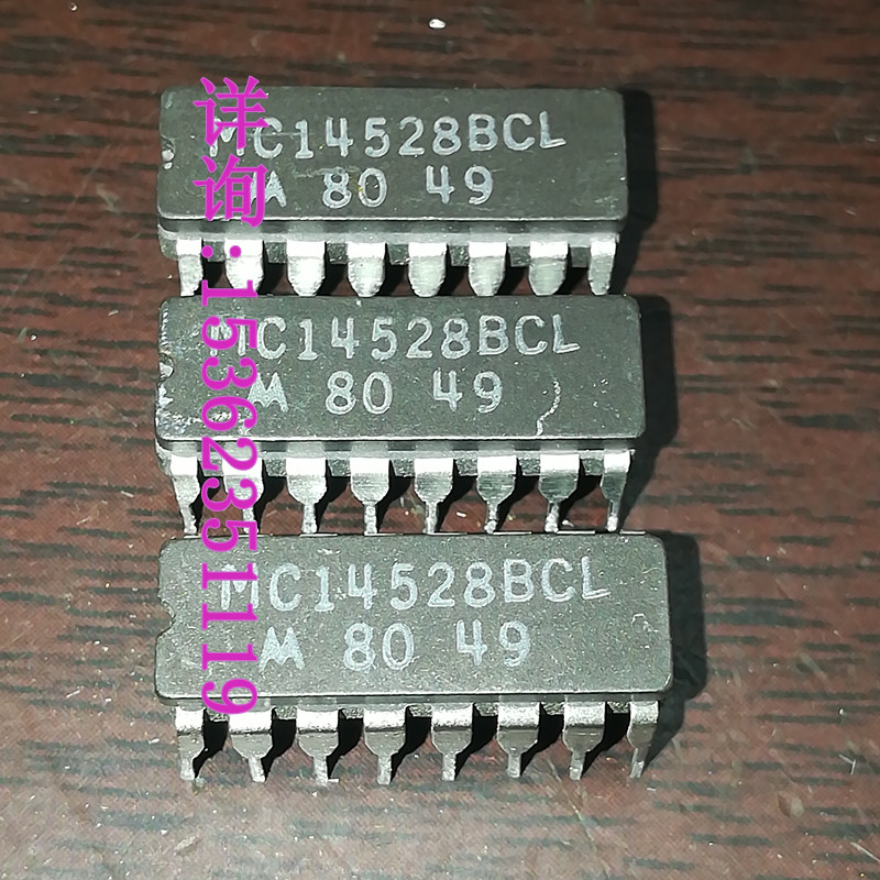 MC14528BCL  MC14528BAL HEF4528BD双单稳态触发器IC进口16脚陶瓷