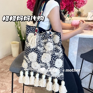 【补货】泰国清迈手工刺绣秋彩鸡包网红同款斜挎单肩手提包包