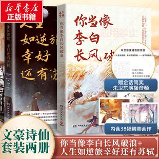 幸好还有苏轼 中国古诗词 绘等 著 现货 人生如逆旅 为你读诗 湖南文艺出版 你当像李白长风破浪 符殊 正版 社 编 湘人彭二