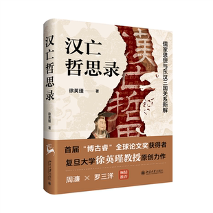 现货正版 汉亡哲思录儒家思想与东汉三国关系新解 徐英瑾 哲学之眼看汉代历史北京大学出版社9787301363812