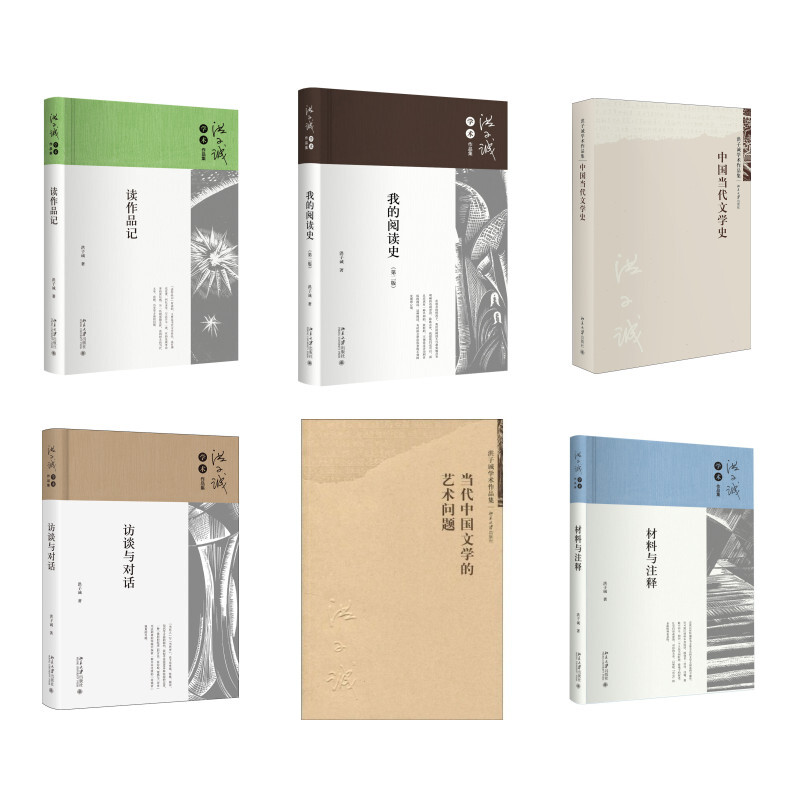 现货正版 洪子诚学术作品集 6册 中国当代文学史 我的阅读史第二版 读作品记 材料与注释 访谈与对话 当代中国文学的艺术问题