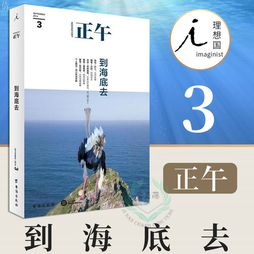 【理想国】正午 3 到海底去 文学散文小说书籍 老狼的这些年 徐浩峰的年轻岁月 还有直播女孩与机核少年 故事随处上演