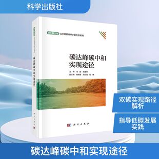 正版现货 碳达峰碳中和实现途径 科学出版社 冯起,刘金荣 主编 编 环境科学