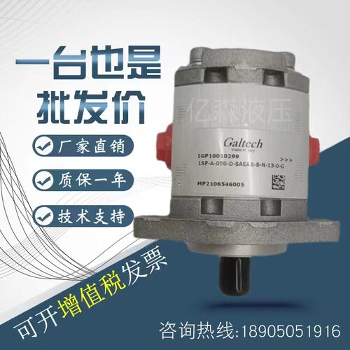 高泰克Galtech齿轮泵2SP-G-040/60/80/110/140/160/190/220/260-D