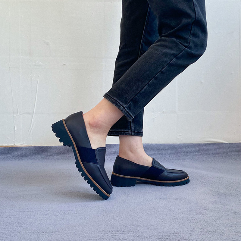 德国Ara软底厚底英伦乐福鞋