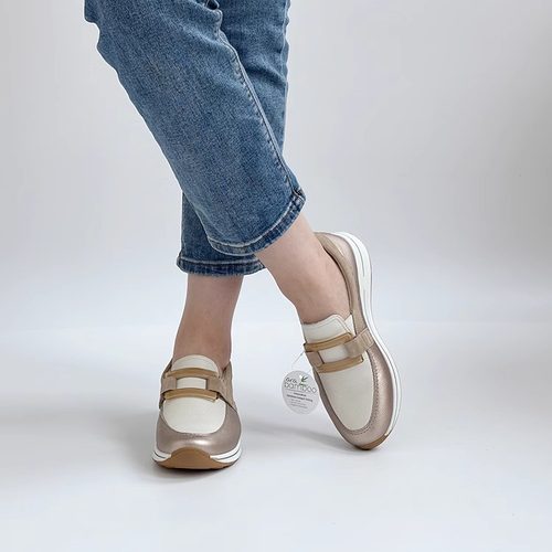 德国Ara鹦鹉女鞋2025春夏新品牛皮超轻坡跟一脚蹬时尚休闲鞋24822