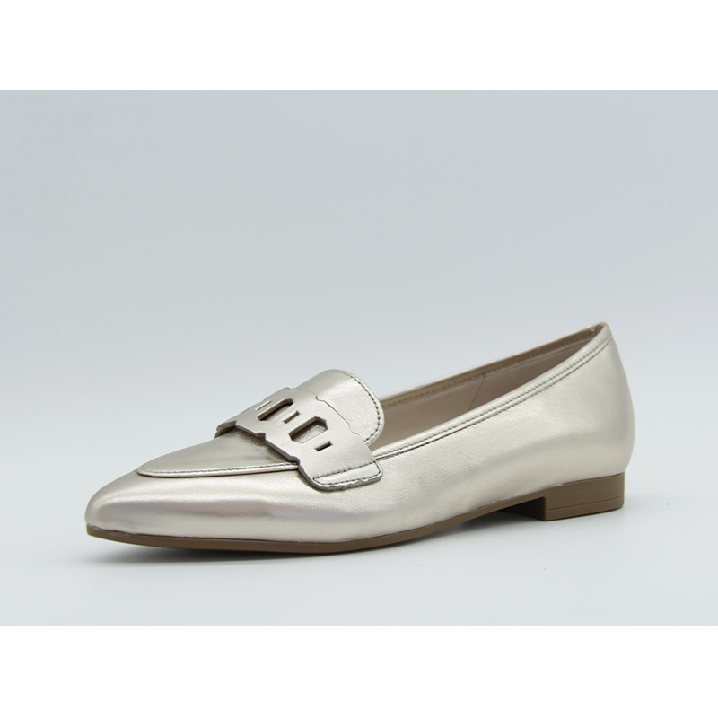 德国Gabor商场同款尖头乐福单鞋