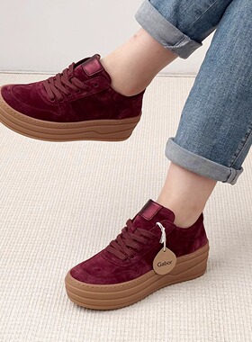 德国Gabor嘉宝嘉步女鞋2025秋冬新品牛皮厚底时尚休闲鞋73.352