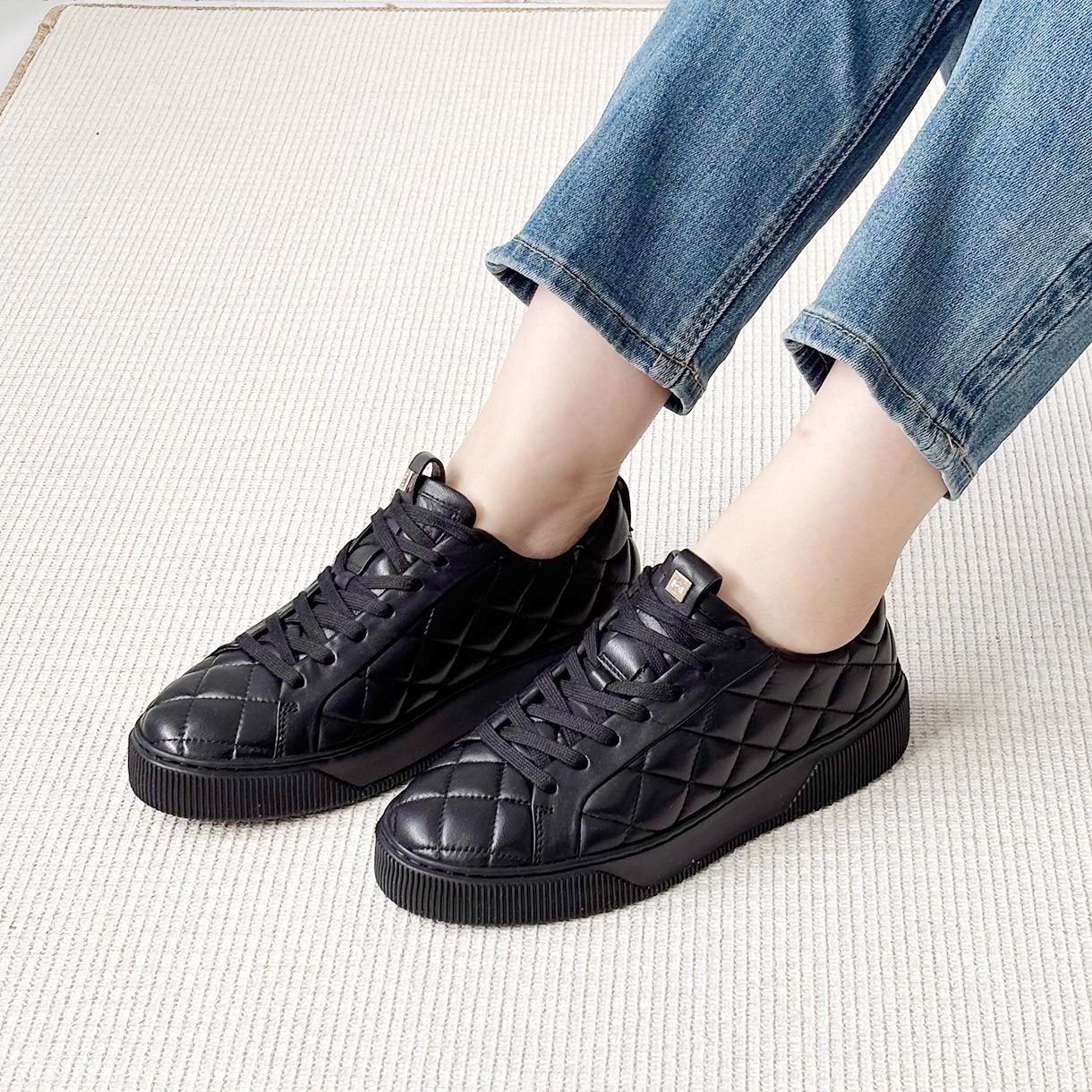 奥地利hogl友高羊皮格纹休闲鞋