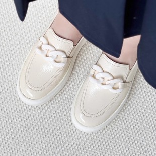 24758 牛皮一脚蹬厚底解压休闲鞋 德国CAPRICE凯蝴蝶女鞋 春夏新品