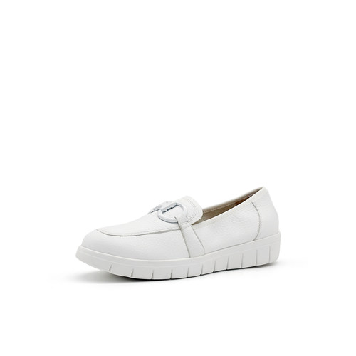 德国Caprice鹿皮乐福鞋