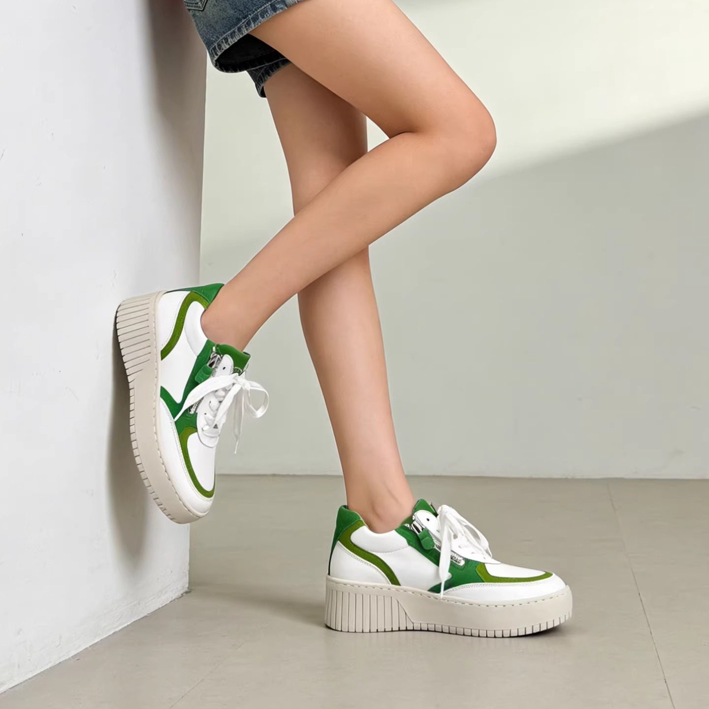 德国Gabor嘉宝嘉步女鞋秋冬新品时尚牛皮拼色厚底休闲鞋43.233,女鞋,时尚休闲鞋,淘宝优惠券,粉丝福利购,淘宝优惠卷