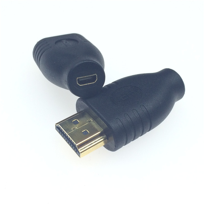 Micro HDMI转HDMI转接头A型公转D型母转换头平板相机微型公转高清