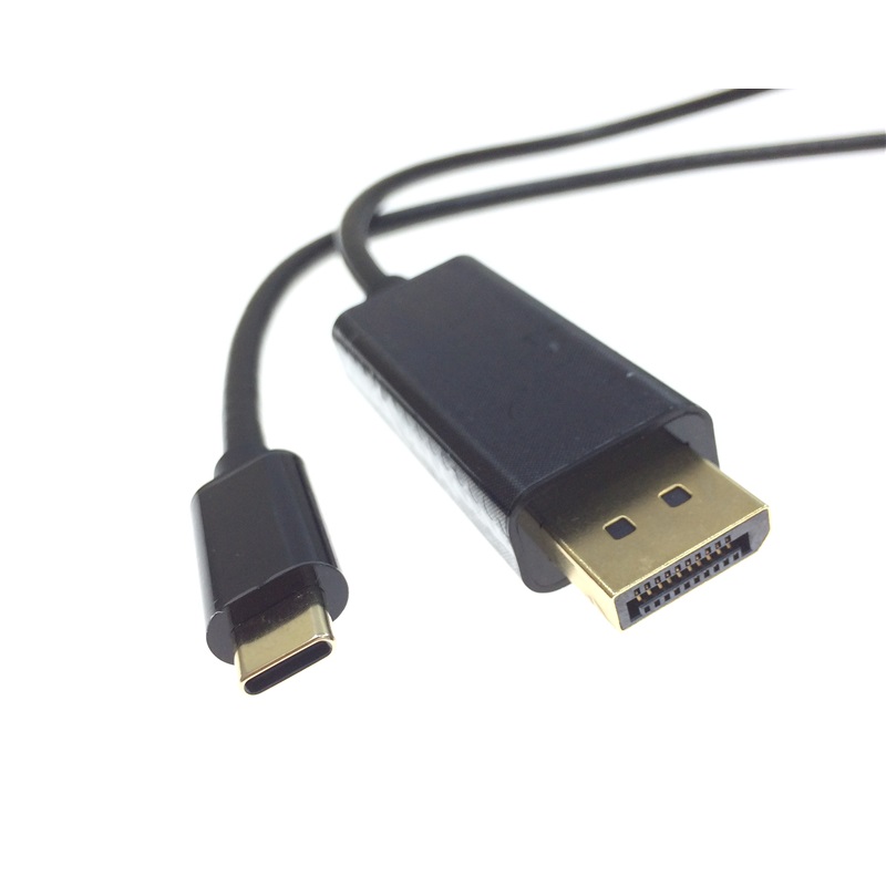 笔记本电脑type-c转DP转换线USB-C转大displayport高清线4K显示屏