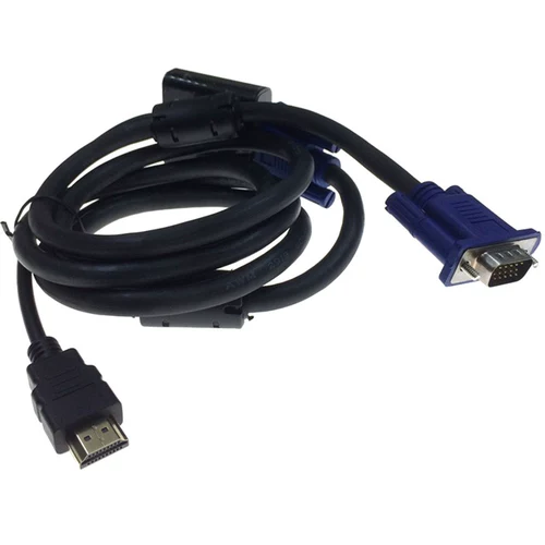 HDMI в VGA Public Data Cable Кабель телевизионной линии телевизора с помощью подключения к чипсу двойное магнитное кольцо 1,8 метра
