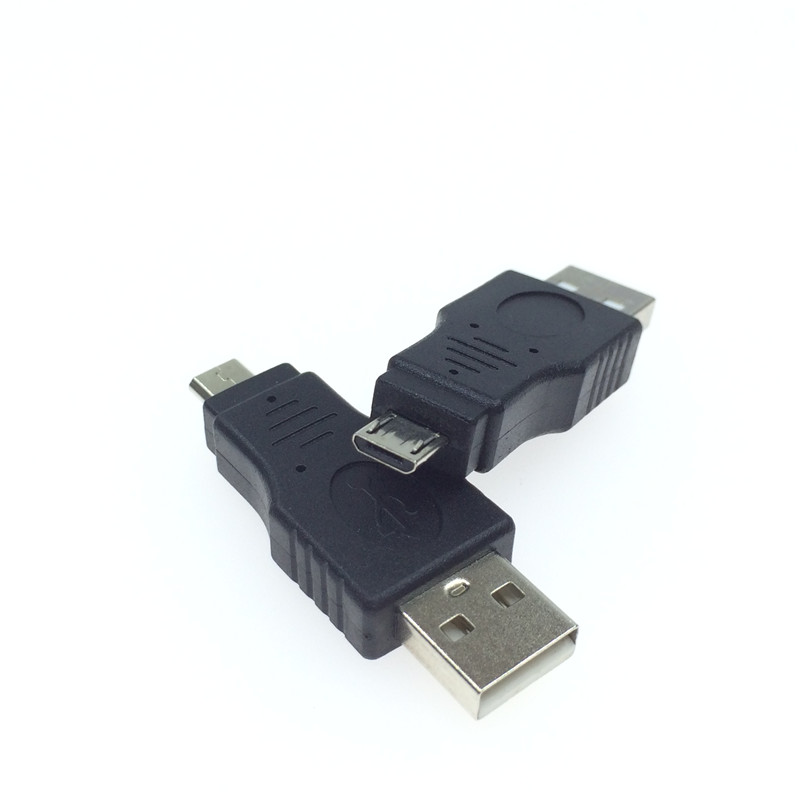 Micro 5p USB转接头V8接口Micro公转USB公转换头安卓手机连接电脑