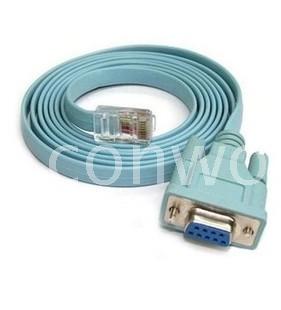 Cisco console线 配置线 DB9母转RJ45网络口 RS232-RJ45线缆1.5米