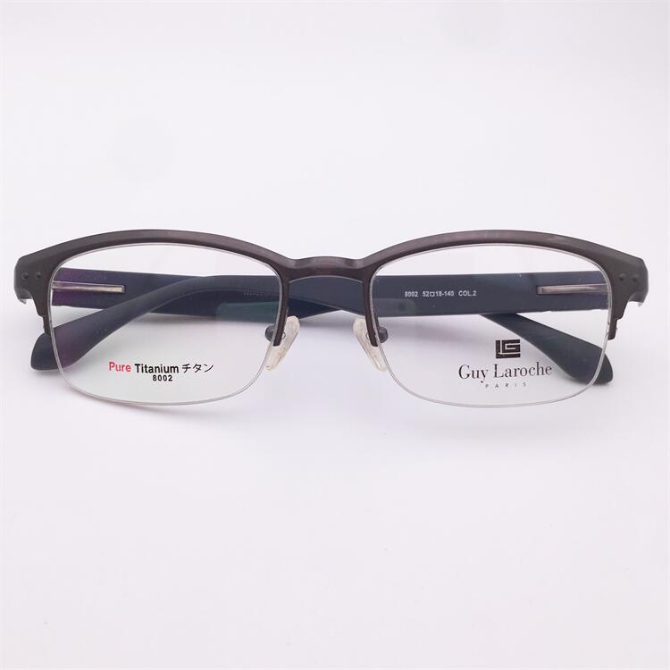 商务气质半框TR90舒适镜腿眼镜架