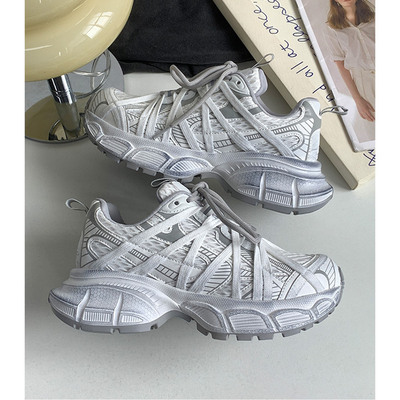 MISTERY透气轻便低帮老爹鞋女