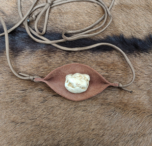 Primitiv头层牛皮手工制作投石索抛石索飞石索甩石鞭slingi