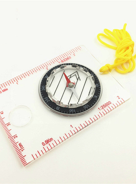 Primitiv 户外 罗盘 指南针 指北针生存 求生 旅游 比例尺