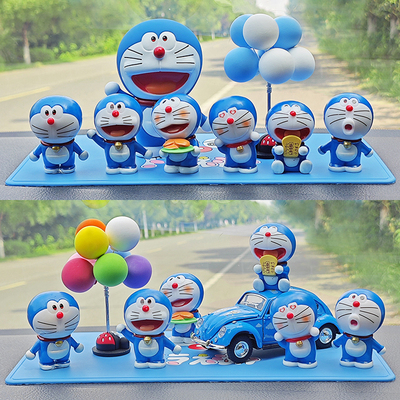 哆啦a梦汽车摆件车内中控台装饰