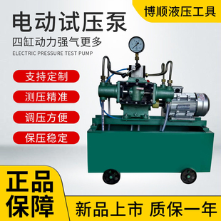 巨晟电动试压泵高压柱塞泵PPR水管打压机管道打压泵4dsy-100公斤