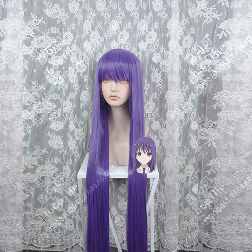 满脑都是○○的我没办法谈恋爱堀江青暗紫万用假发cos女长直发