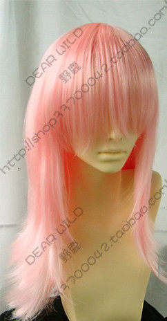 日奈森亚梦水红色水粉色60厘米长翻翘cosplay假发在类目 模玩/动漫/周边/cos/桌游, Cosplay服饰/道具/服务, COSPLAY配件/道具/人偶服中 - 来自Buy2taobao.com提供专业的淘宝代购服务