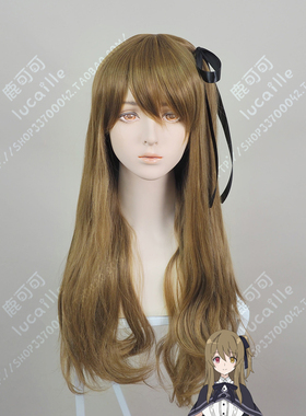 Assault Lily BOUQUET突击莉莉郭神琳驼色万用cos假发女长卷发