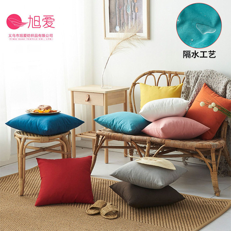 新款纯色抱枕不含芯现代简约ins风克莱因蓝抱枕套 隔水工艺靠枕套,居家布艺,抱枕被,淘宝优惠券,粉丝福利购,淘宝优惠卷