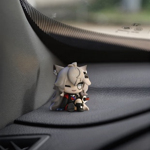 明日方舟MINI系列Q版 饰狂荒芜拉普兰德缄默德克萨 手办车载摆件装