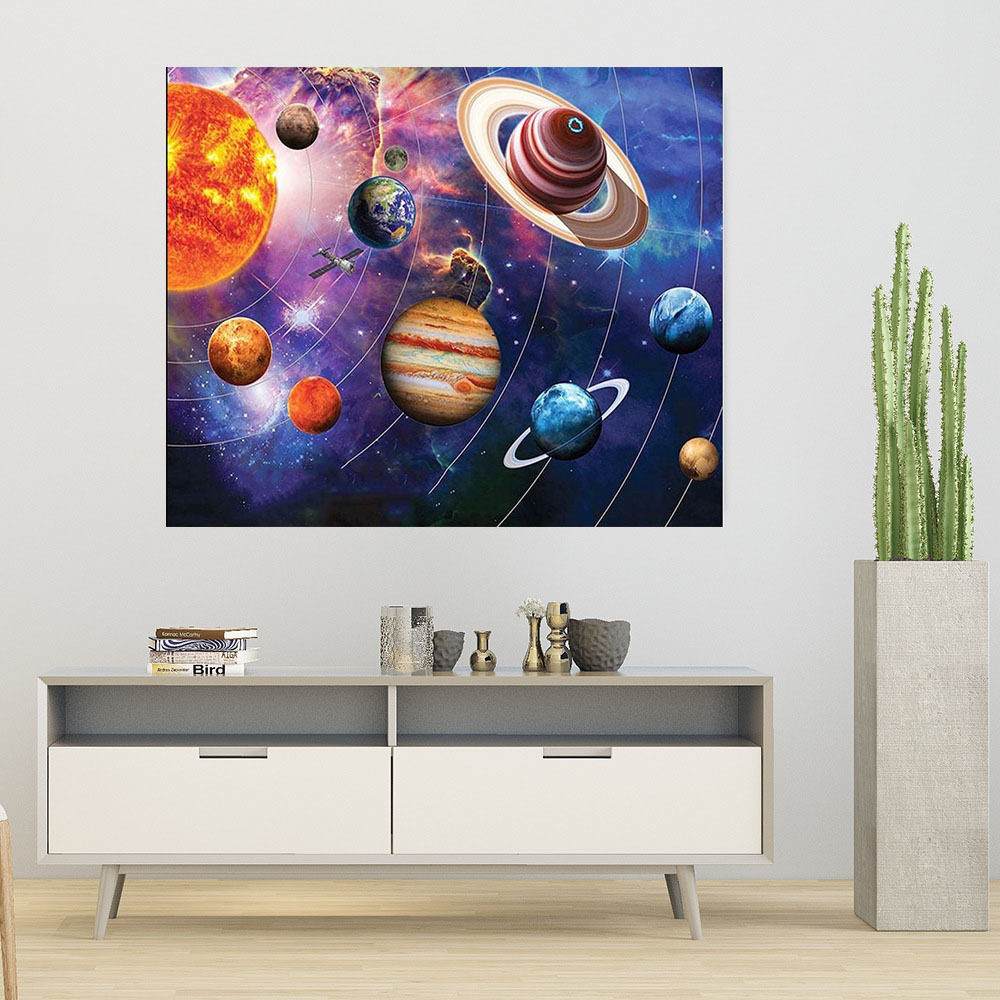 2023新款5d钻石画宇宙星球外太空客厅卧室满钻粘贴十字绣外贸钻贴