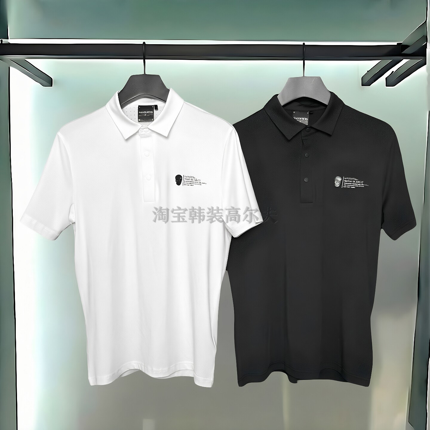 夏季高尔夫男士速干透气短袖T恤