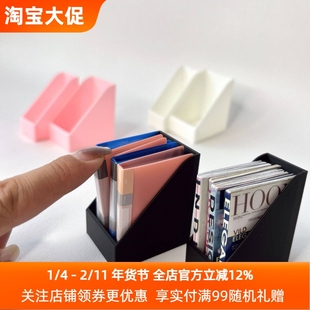 迷你文具套装仿真文件夹档案夹底座娃娃屋小物品装饰模型食玩玩具