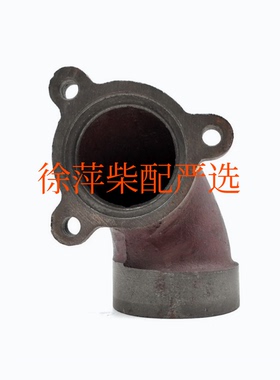 S00010326+04上柴SC15G机油冷却器管接头G128机油冷却器水管弯头