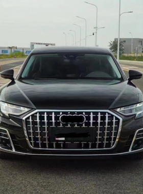 适用于23-25款奥迪A8L改装Horch霍希中网雾灯框D柱S8四出尾唇排气