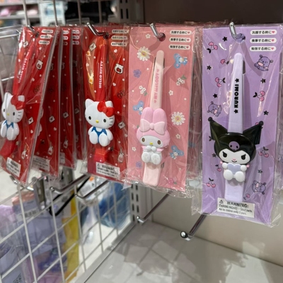 【现货】日本三丽鸥无痕刘海夹对夹长发夹库洛米玉桂美乐蒂kitty