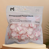 100颗全棉压缩面膜纸湿敷专用面膜美容院一次性无纺水疗面罩MASK