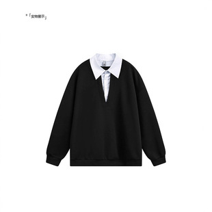 智快鱼潮牌ggvv高级感2025新款忘不了青少年男装帅气学生潮流卫衣